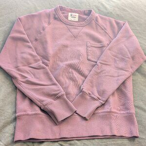 Todd Snyder Midweight Pocket Sweatshirt in Mulberry